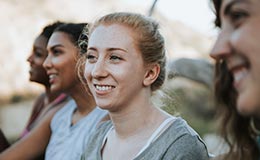 military spouses smiling